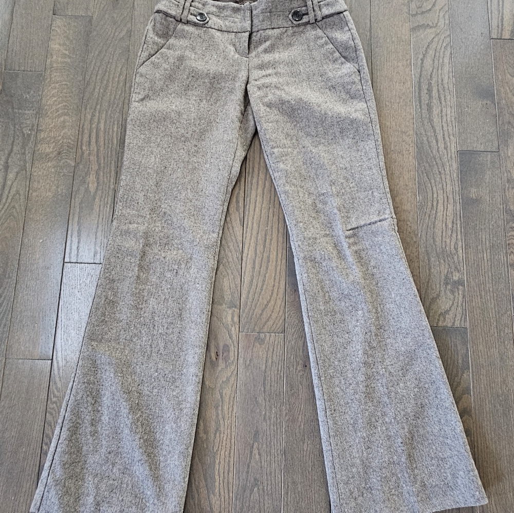 The Limited Drew Fit Gray Flared Pants